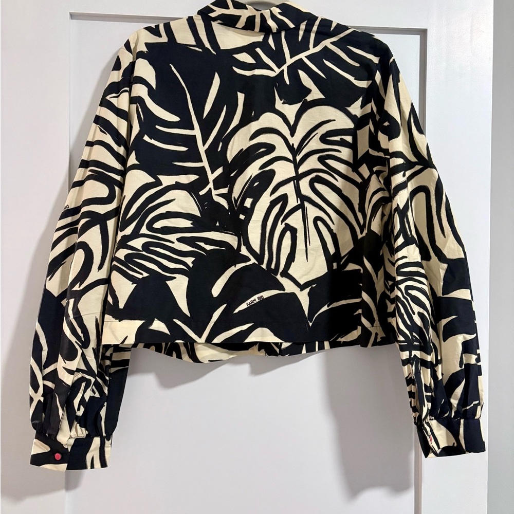 Farm Rio x Anthropologie Puff-Sleeve Graphic Blouse - Picture 4 of 5
